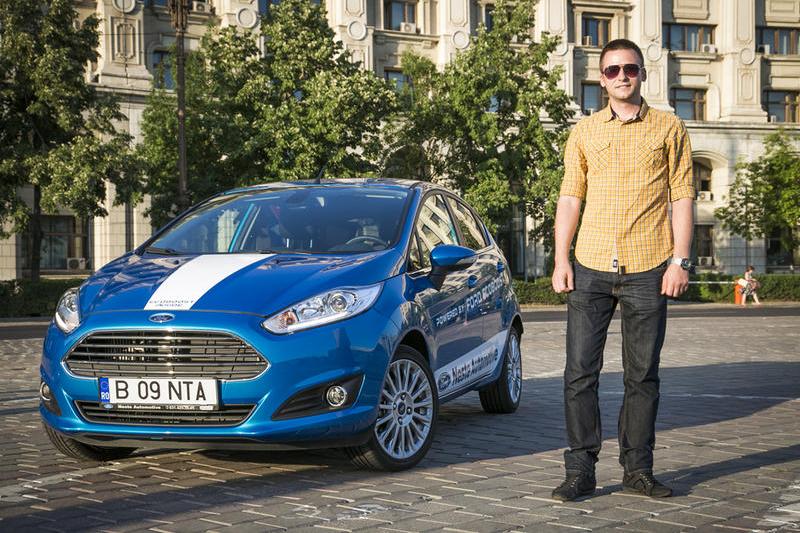 Mihai Cojan si Ford Fiesta 1.0 EcoBoost, Foto: 0-100.ro