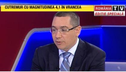 Victor Ponta la RTV, Foto: Captura RomaniaTV