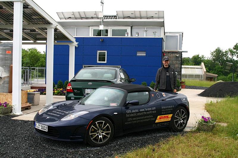 Rafael de Mestre si Tesla Roadster, Foto: 1e-race.com