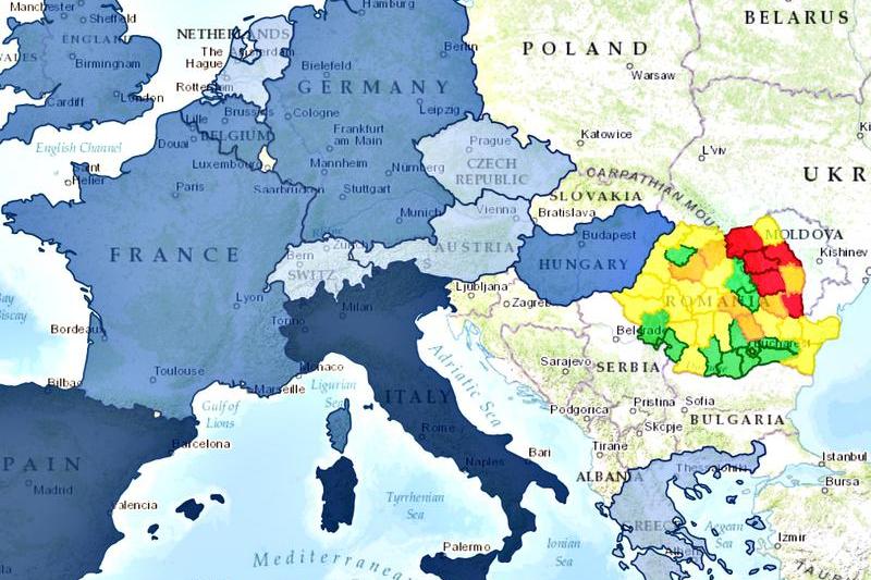 Harta emigratiei romanilor: de unde au plecat si unde s-au stabilit, Foto: Hotnews