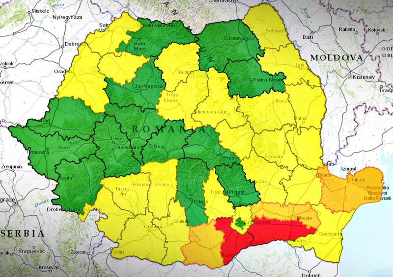 Harta analfabetismului in Romania, Foto: Hotnews