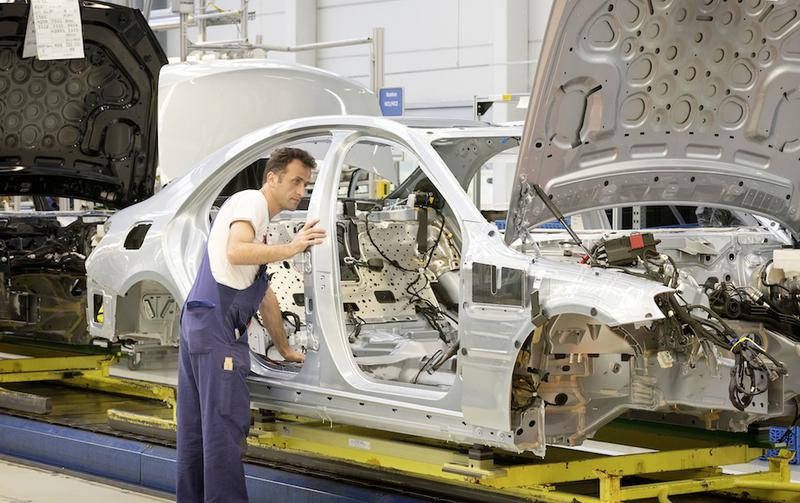 In uzina Mercedes-Benz Sindelfingen, Foto: Daimler