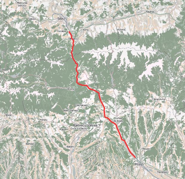 Traseul autostrazii Sibiu - Pitesti, Foto: Hotnews
