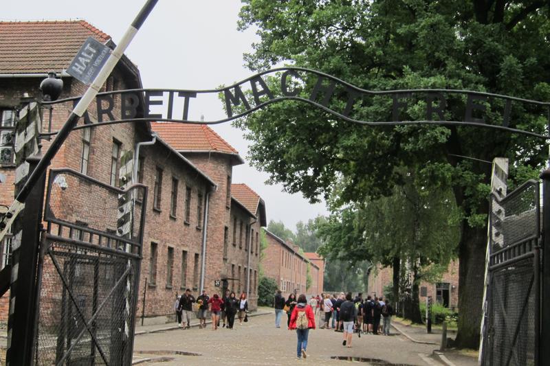 Poarta cu mesajul Arbeit macht frei, Foto: Hotnews