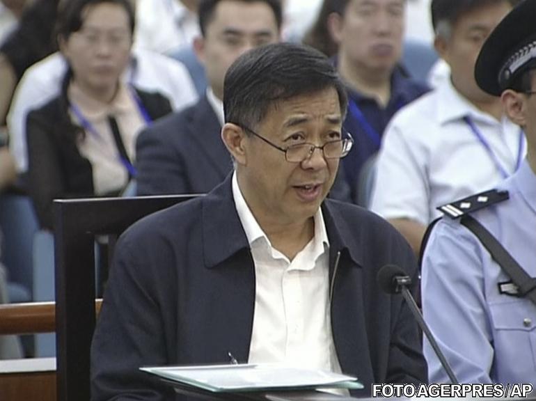 Bo Xilai in timpul procesului, Foto: Agerpres/AP