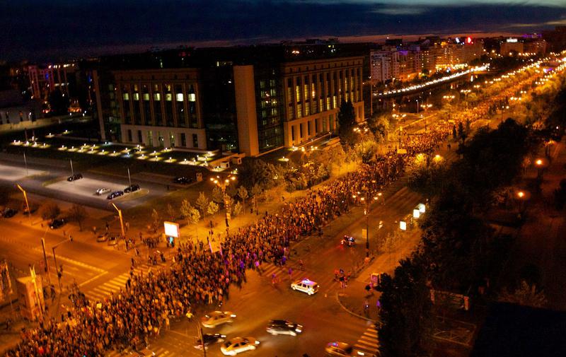 Proteste anti Rosia Montana in Bucuresti - 15 septembrie, Foto: Laura Stefanut