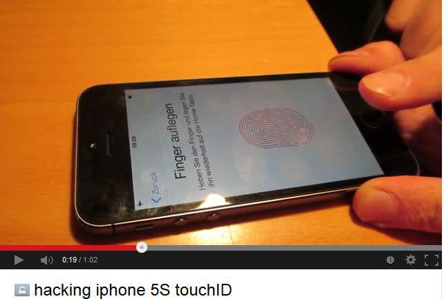 Tehnologia Touch ID destul de usor de pacalit?, Foto: Captura YouTube