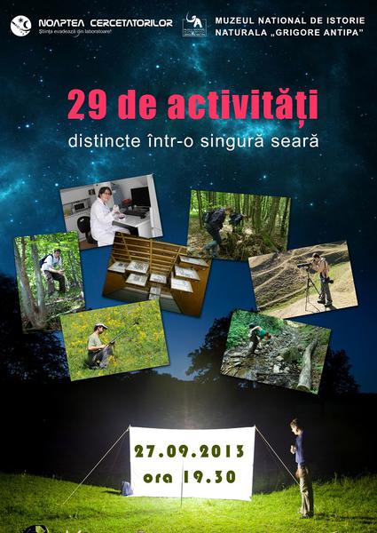Noaptea Cercetatorilor la Antipa, Foto: Afis