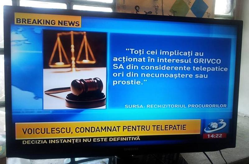 Voiculescu, condamnat pentru telepatie, Foto: Captura Antena 3