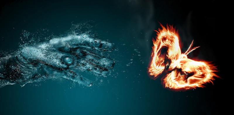 water-fire, Foto: Muzart Grafica