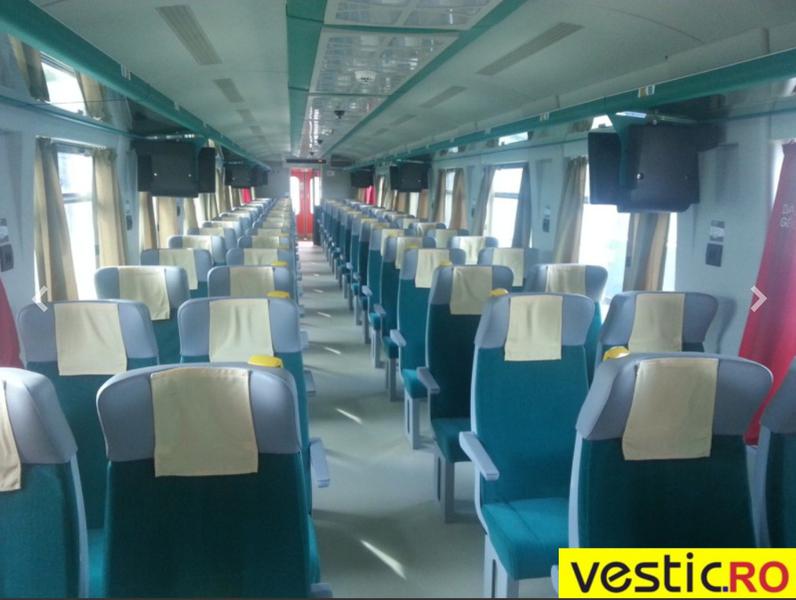 Interiorul unui vagon destinat Braziliei, Foto: vestic.ro