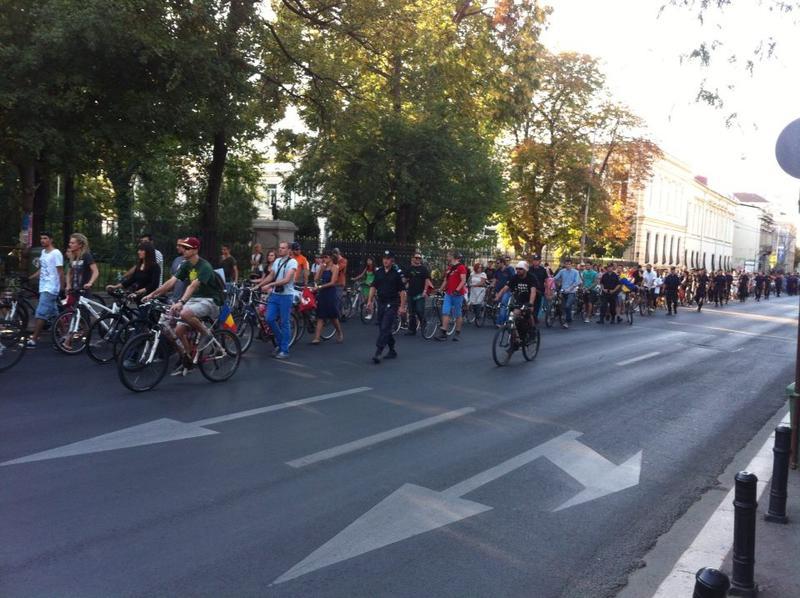 Bike walk pentru Rosia Montana, Foto: Andrei Gaitanaru