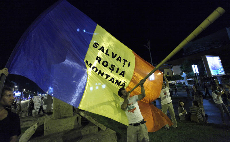 Protest impotriva proiectului de la Rosia Montana, ziua 8, Foto: HotNews / DP