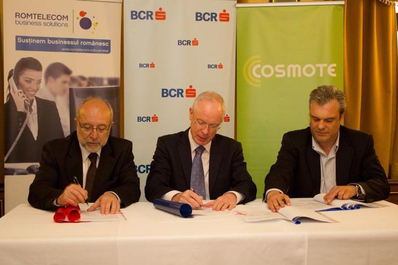 Contract incheiat in 2011 intre Cosmote, Romtelecom si BCR, Foto: Romtelecom