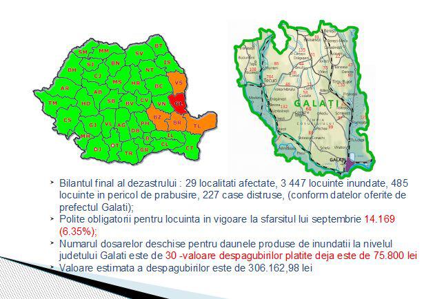 Bilantul inundatiilor din Galati, Foto: PAID