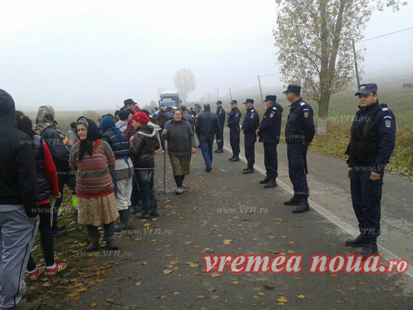 Protestul locuitorilor din Pungesti, Foto: Vremea Noua