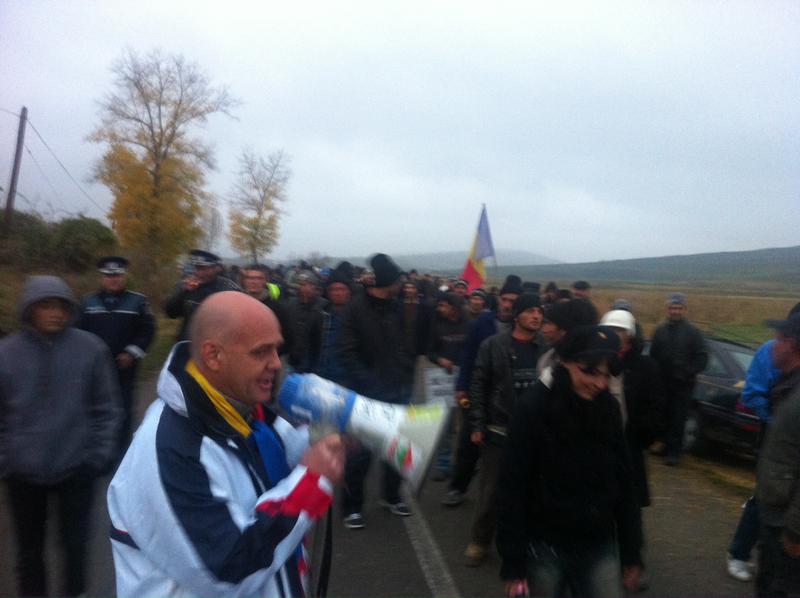 Proteste la Pungesti, luna octombrie, Foto: HotNews.ro