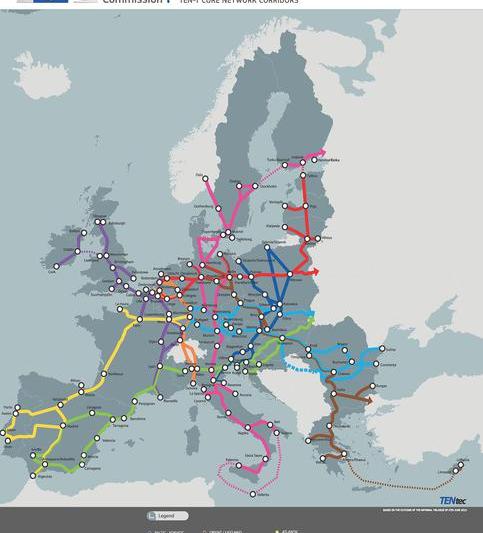 Reteaua TEN-T revizuita, Foto: Comisia Europeana