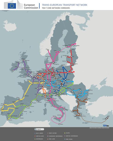 Reteaua TEN-T revizuita, Foto: Comisia Europeana