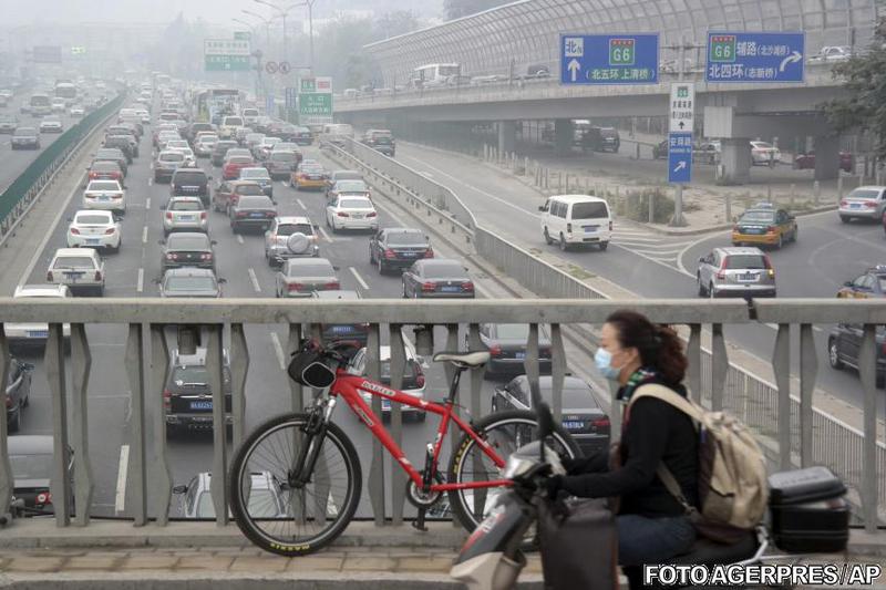 Poluarea atmosferica, o problema grava in China, Foto: Agerpres/AP