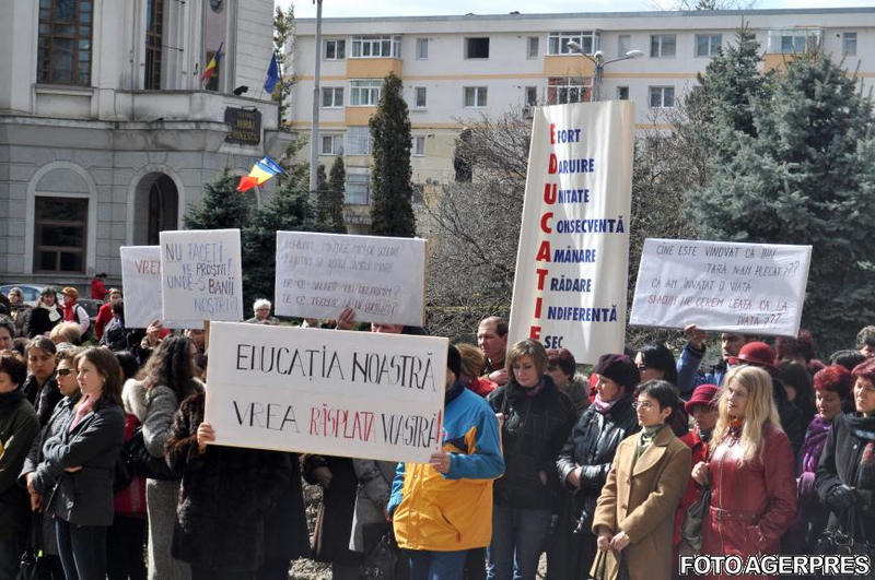 Proteste ale profesorilor, Foto: Agerpres