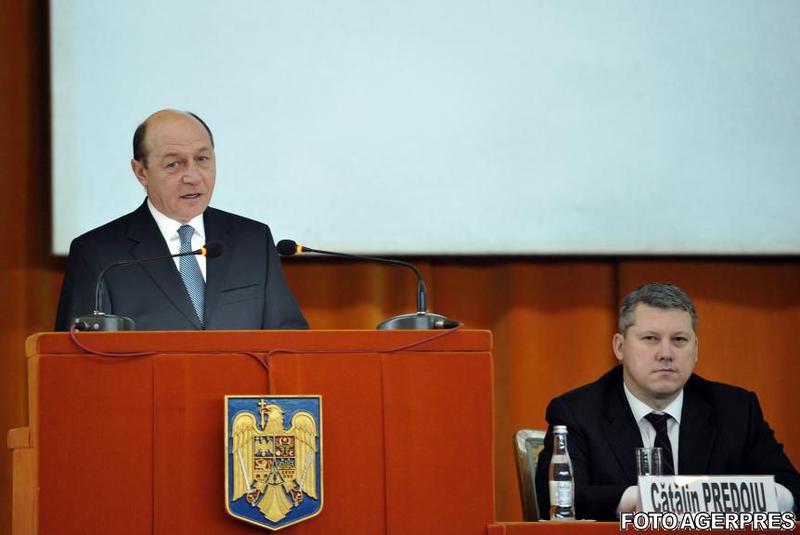 Traian Basescu si Catalin Predoiu, Foto: AGERPRES