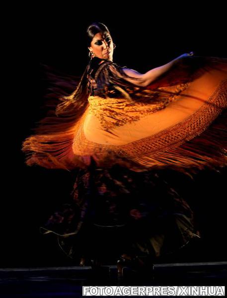 Dansatoare de flamenco de origine roma, Foto: AGERPRES