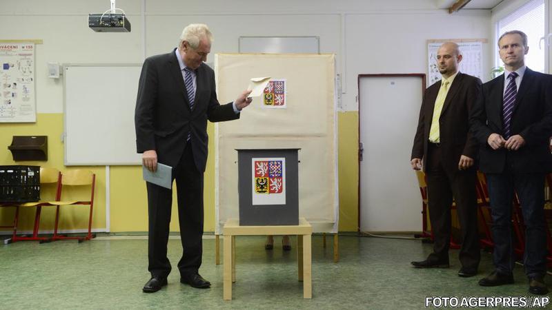 Alegeri legislative in Cehia: presedintele Milos Zeman la urme, Foto: Agerpres/AP