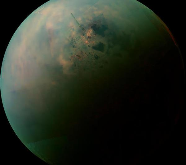 Sistemul de lacuri de la Polul Nord al satelitului Titan, Foto: NASA/JPL-Caltech/University of Arizona/University of Idaho