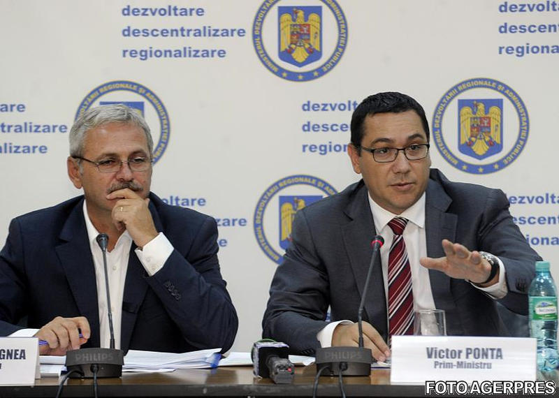 Liviu Dragnea si Victor Ponta, Foto: Agerpres