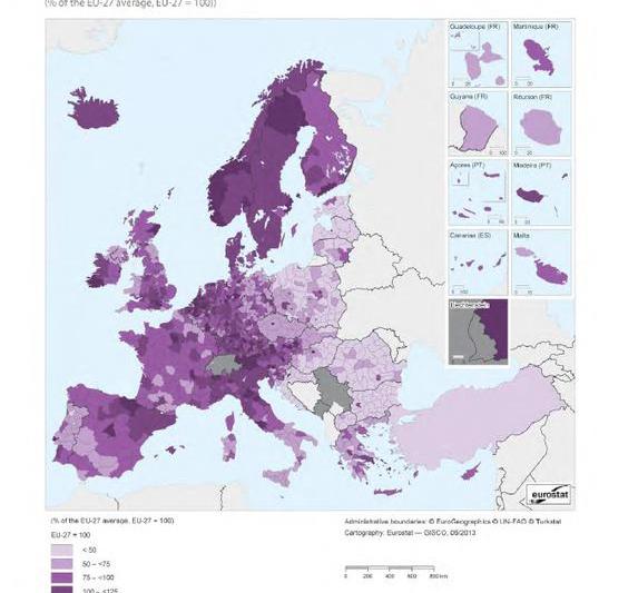 PIB-judete, Foto: Eurostat