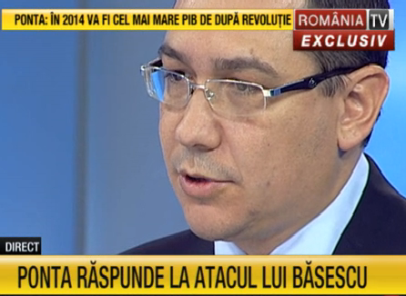 Victor Ponta, la RTV, Foto: Captura RomaniaTV