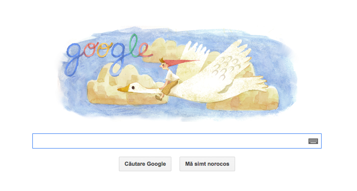 Google doodle pentru Selma Lagerlof, Foto: captura ecran