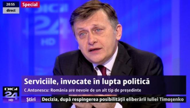 Crin Antonescu, la Digi24, Foto: Hotnews