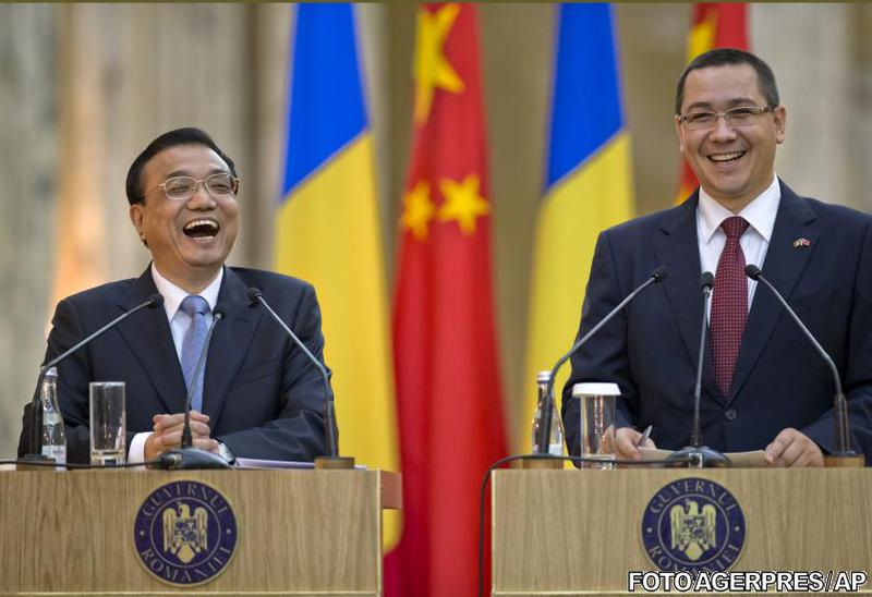 Premierii Victor Ponta si Li Keqiang la Bucuresti, Foto: AGERPRES
