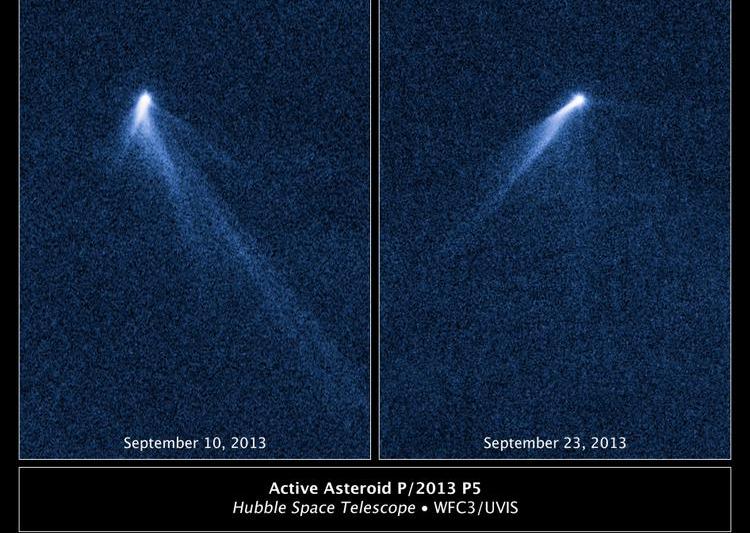 Asteroidul P/2013 P5, Foto: NASA, ESA, and D. Jewitt (UCLA)