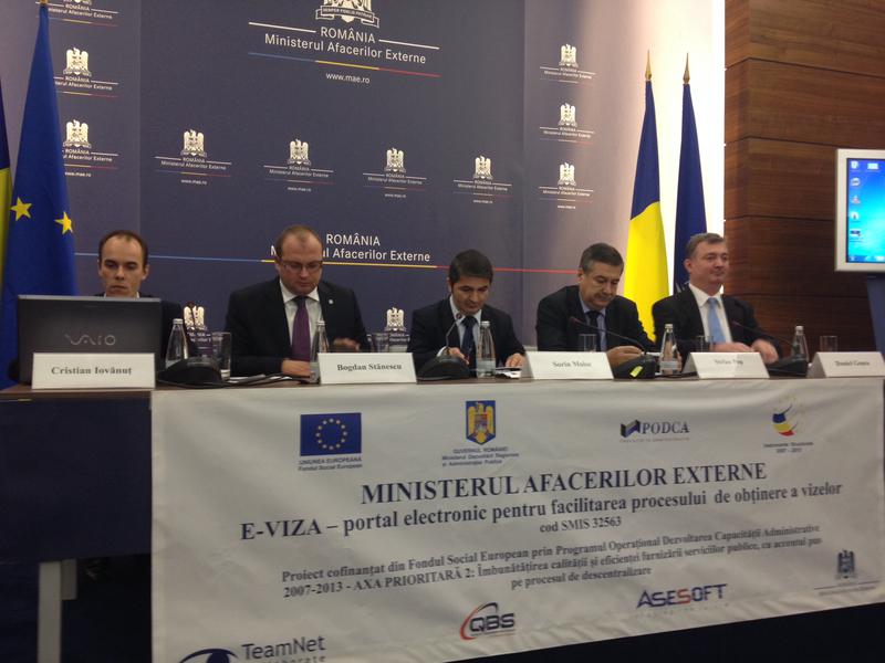 Oficiali MAE si TeamNet International, Foto: Hotnews