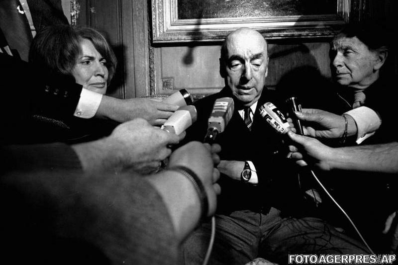 Pablo Neruda in 21 octombrie 1971, Foto: Agerpres/AP