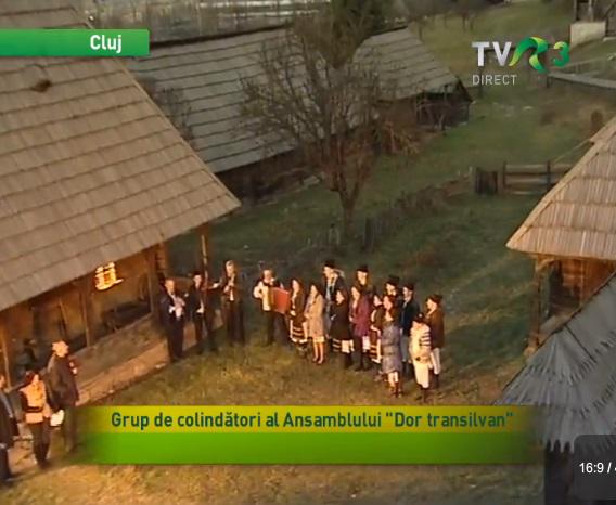 Ansamblul Dor transilvan la TVR, Foto: Captura Tvrplus.ro