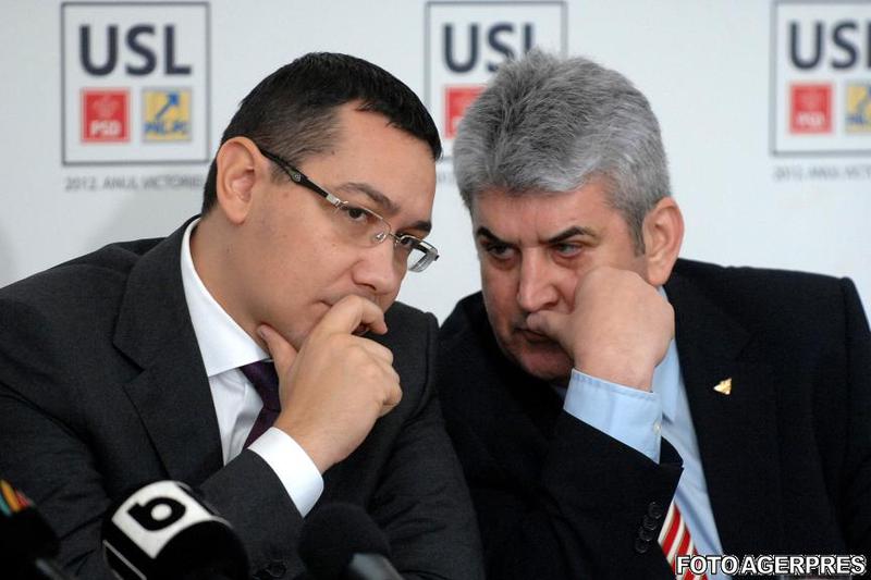 Victor Ponta si Gabriel Oprea, Foto: AGERPRES