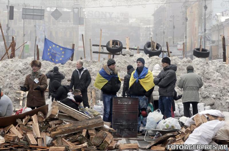 Proteste in Kiev, Foto: Agerpres/AP