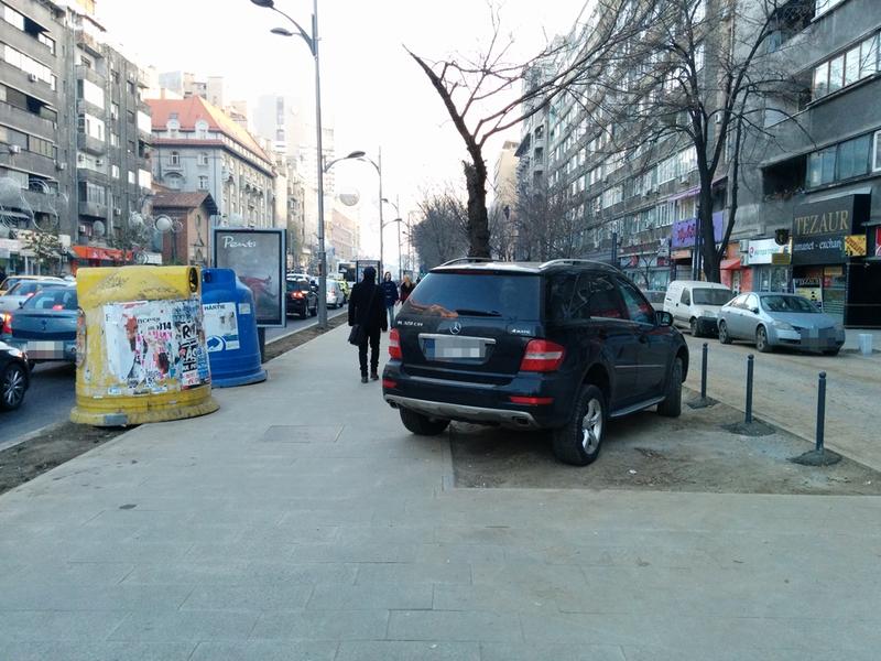 Stalpisorii si parcarile de pe Magheru (1), Foto: Hotnews