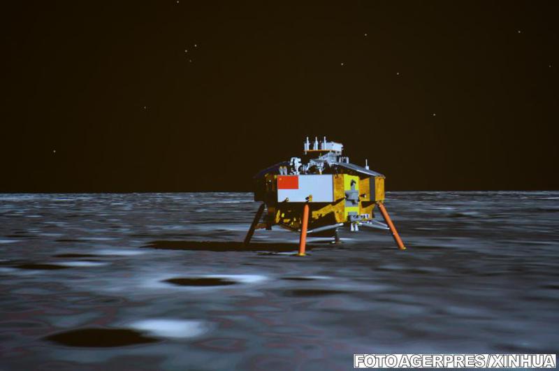 Sonda spatiala a Chinei ajunge pe Luna, Foto: Agerpres/Xinhua