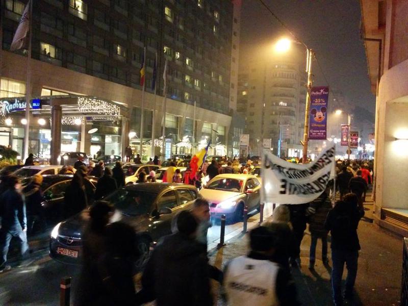 Protest pe Calea Victoriei, 15 decembrie (10), Foto: Victor Cozmei / HotNews.ro