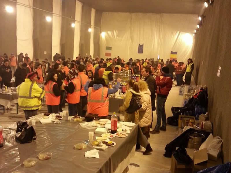 Patrecere in tunelul de autostrada, Foto: Construim Romania