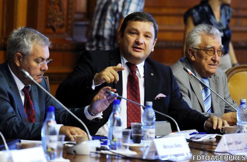 Bogdan Ciuca, presedintele Comisiei Juridice, la o conferinta pe tema lobby-ului, Foto: Agerpres