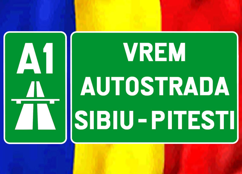 Protestul forumistilor pentru autostrada Sibiu- Pitesti, Foto: Construim Romania