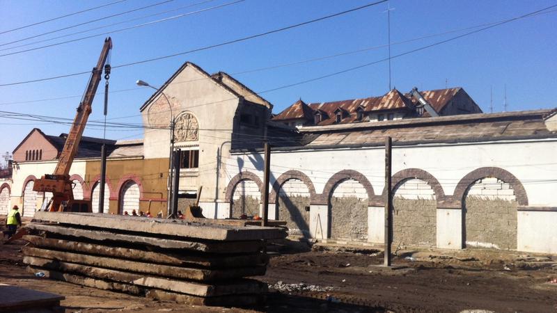 Hala Matache, cladire sacrificata pentru construirea drumului, Foto: Hotnews