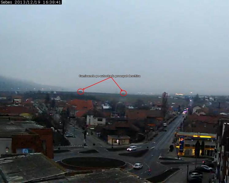 Sebes, eliberat de trafic, Foto: Captura de ecran