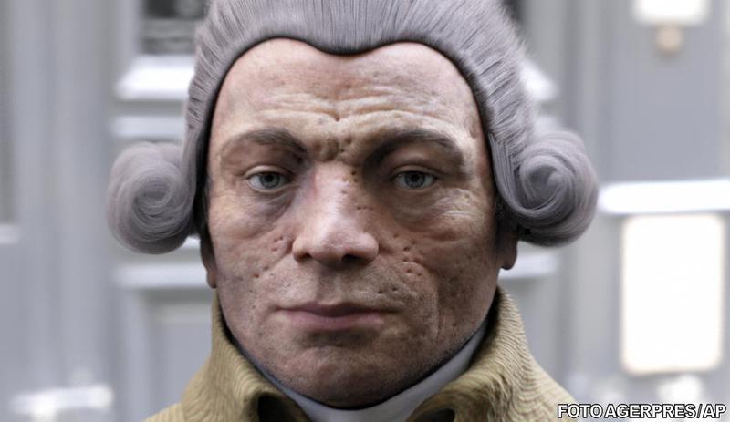Maximilien de Robespierre (reconstructie faciala) , Foto: Agerpres/AP